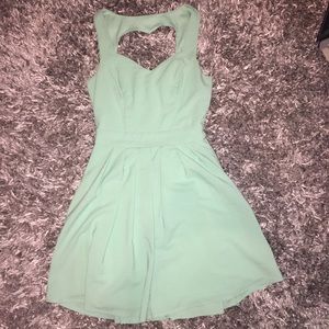 Teal summery dress